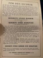 Hemmets stora kokbok och r&aring;dgivare h&auml;fte 1-48