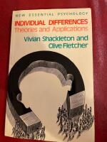 Individual Digferences - Theories and Applications