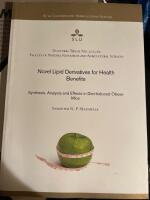 Novel lipid derivatives for health benefits : synthesis, analysis and effects in diet-induced obese mice
