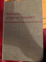 Readings in Ethical Theory