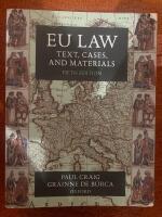 EU law : text, cases, and materials