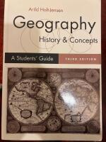 Geography, history and concepts - a students guide