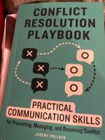 Conflict resolution playbook