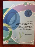 Mathematics for economics and business