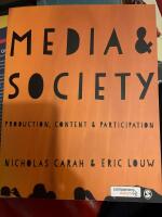 Media and society - production, content and participation