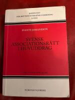 Svensk associationsr&auml;tt i huvuddrag