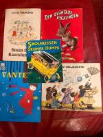 Fem barnb&ouml;cker fr&aring;n 1960-1970-tal