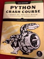 Python crash course - a hands-on, project-based introduction to programming