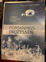 Forskningsprocessen - kvalitativa och kvantitativa perspektiv