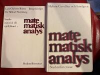 Matematisk analys -  tv&aring; olika