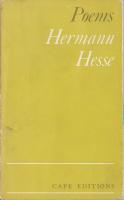 Poems Hermann Hesse 