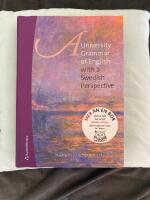 A university grammar of English : with a Swedish perspective