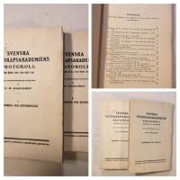 SVENSKA VETENSKAPSAKADEMIENS PROTOKOLL 1-2, F&ouml;r &Aring;ren 1739, 1740, och 1741.