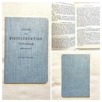 BIHANG TILL RIDINSTRUKTION. T&Auml;VLINGAR (Bihang R.I.)