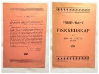 PRISKURANT &Aring; FISKREDSKAP FR&Aring;N JON PAULSSON DELSBO.