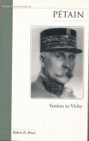P&eacute;tain : Verdun to Vichy