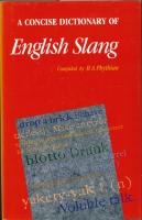 A Concise Dictionary of English slang