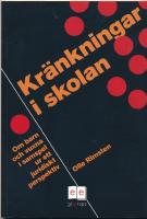Kr&auml;nkningar i skolan