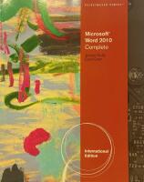 microsoft word 2010 complete