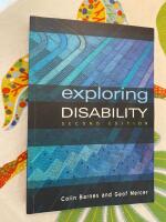 Exploring Disability &ndash; Second Edition