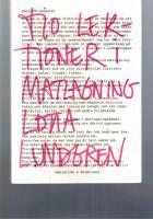 Tio lektioner i matlagning