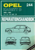 Opel Kadett D 1980-1984 Reparationshandbok