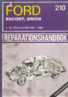 Ford Escort, Orion : L, GL, Ghia och XR3 1981-1989