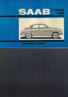 SAAB 2 d&ouml;rrars Sedan. Instruktionsbok 