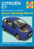Citroen C1 2005 to 2011