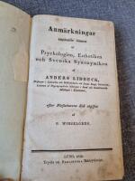 Anm&auml;rkningar ang&aring;ende &auml;mnen ur Psychologien, Esthetetiken och Svenska Synomiken