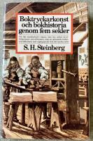 Boktryckarkonst och bokhistoria genom fem sekler