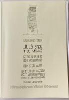 Sparl&ouml;sastenen : Juls sten till minne : Gotiska rikets &auml;remonument : runsten Vg 119 : nystudium medf&ouml;r r&auml;tt historia &auml;r den : avslut.del om Inglinge h&ouml;g