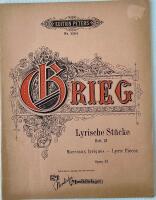 Lyrische St&uuml;cke f&uuml;r Pianoforte : Heft III: Opus 43