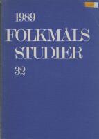 Folkm&aring;lsstudier 32 : Meddelanden fr&aring;n F&ouml;reningen f&ouml;r nordisk filologi