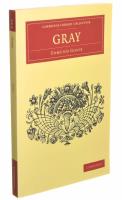 GRAY (Cambridge Library Collection - English Men of Letters)