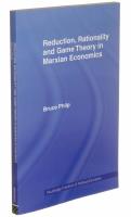 Reduction, Rationality and Game Theory in Marxian Economics