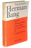 Impressionisten Herman Bang Studier i Herman Bangs f&ouml;rfattarskap till och med Tine
