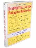 Handwriting analysis