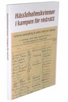 H&auml;ssleholmskvinnor i kampen f&ouml;r r&ouml;str&auml;tt