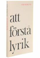 Att f&ouml;rst&aring; lyrik