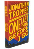 One Last Thing Before I Go