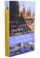 How rich countries got rich and why poor countries stay poor