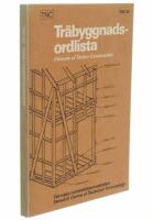 Tr&auml;byggnadsordlista : Sv-E-F-D