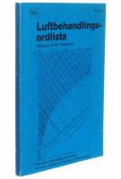 Luftbehandlingsordlista : Sv-E-F-D-Fi = Glossary of air treatment : Sv-E-F-D-Fi