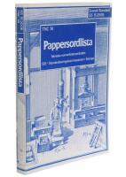 Pappersordlista : Sv-E-F-D-No-Fi