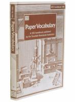 Paper vocabulary : E-F-G-Sv-No-Fi