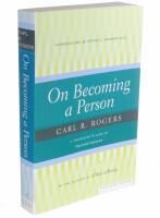 On becoming a person : a therapist's view on psychotherapy