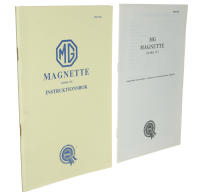 AKD1267 M.G. MAGNETTE (MARK III) INSTRUKTIONSBOK Andra upplagan + AKD3196 MG MAGNETTE (MARK IV) Supplement att anv&auml;ndas i samband med instruktionsboken AKD1267