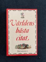 V&auml;rldens b&auml;sta citat