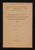 Grunddragen av fj&auml;llkedjerandens bergbyggnad inom V&auml;sterbottens l&auml;n